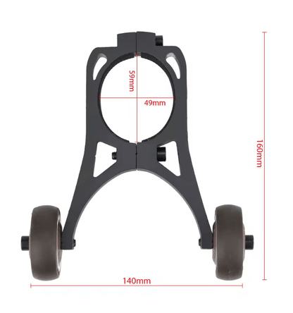Smart vikbar hjulstöd - Tillbehör - Wheelyshop