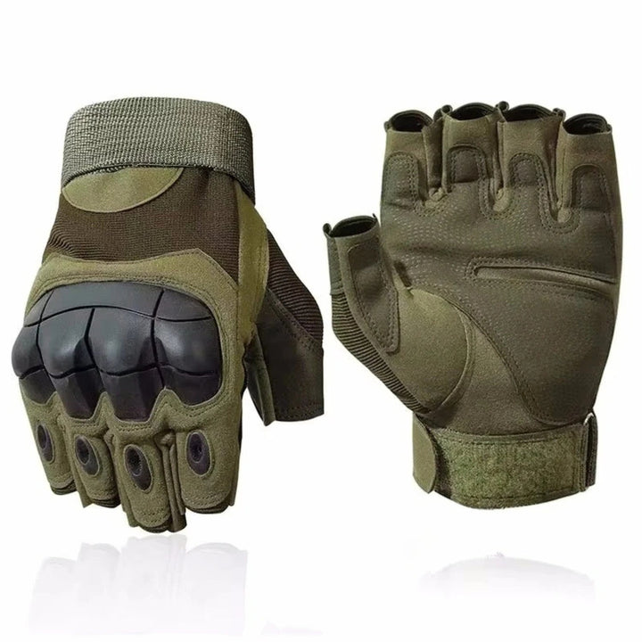 Guanti smart Military Edition in verde, versione senza dita