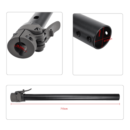 Styrstam + vikmekanism Xiaomi 4 Pro - Reservdel - Wheelyshop
