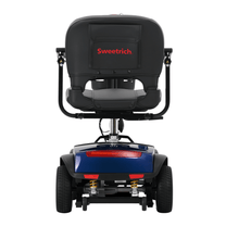 Scooter per disabili Sweetrich S1 Sport visto da dietro in colore blu