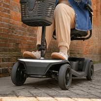 Dettaglio dello scooter per disabili Sweetrich S2