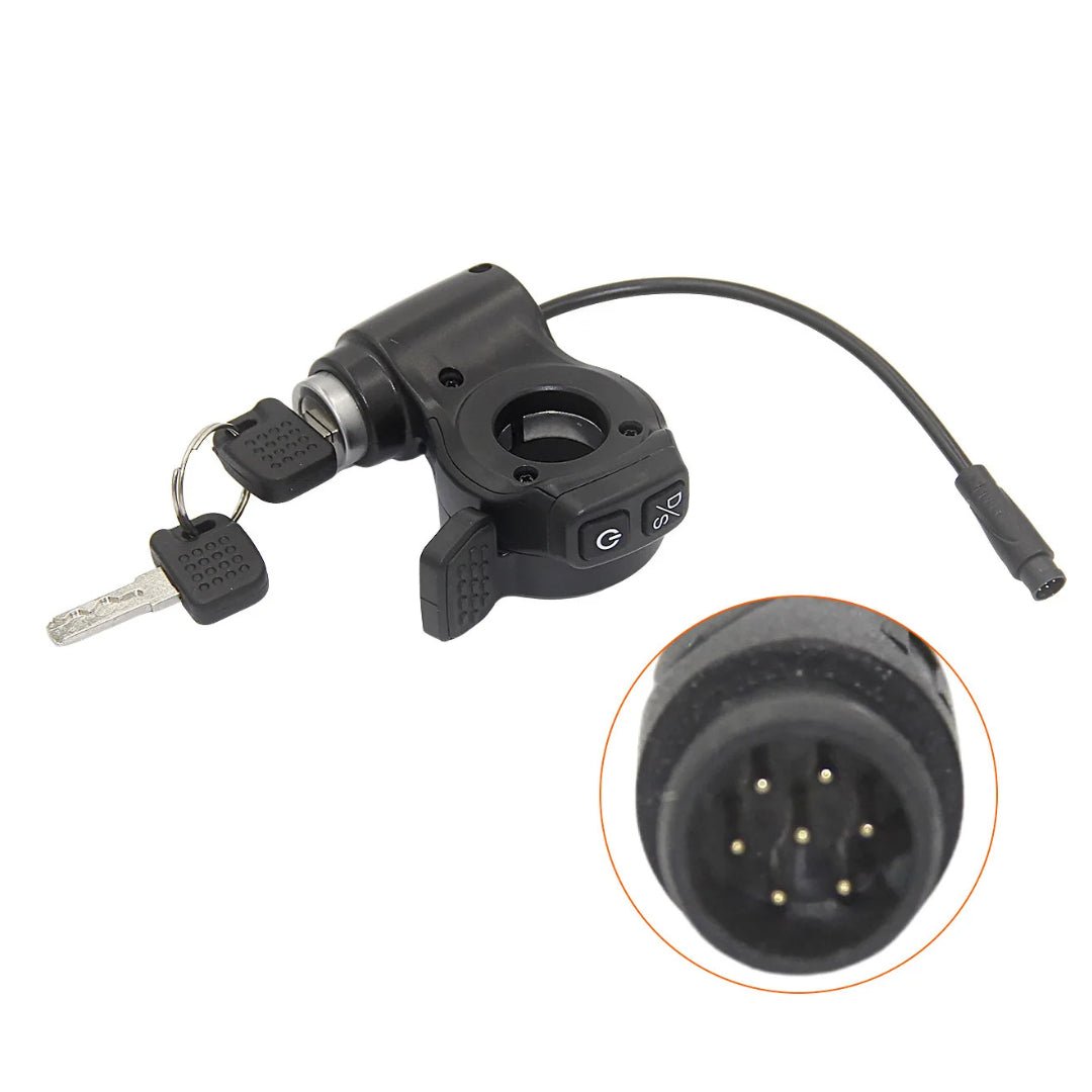 Tumgas & strömbrytare med nyckel KuKirin G2 Master - Reservdel - Wheelyshop