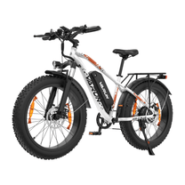 Fat bike elettrica VARUN M26-2 Plus vista di tre quarti in colore bianco