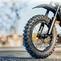 Ruota anteriore e forcella della Wheely A14