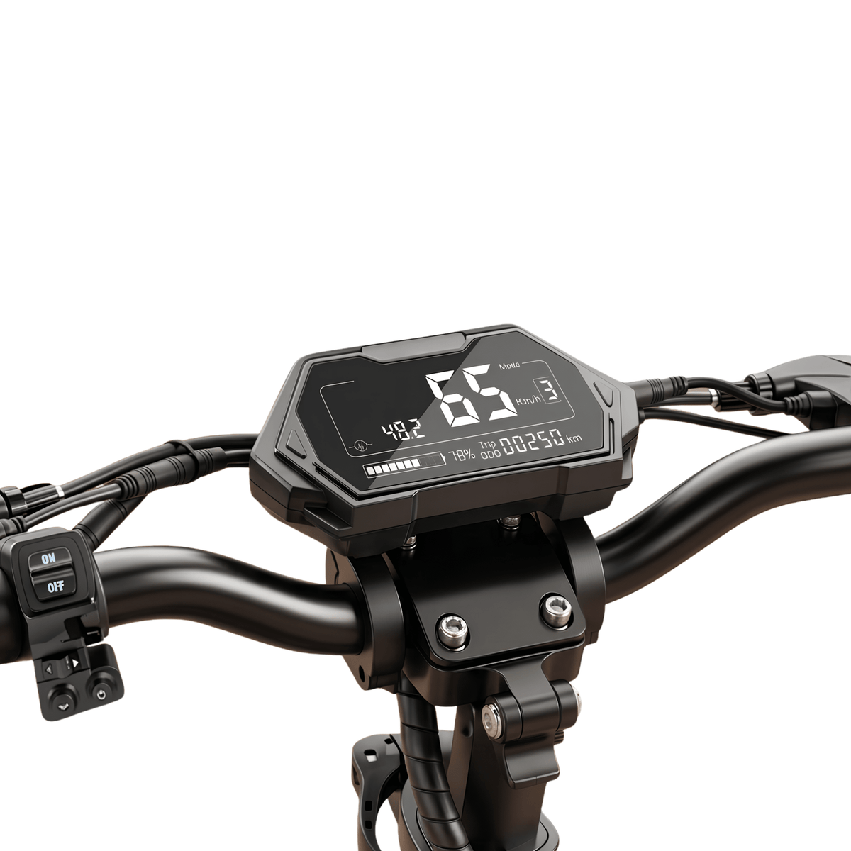 Manubrio del Wheely ES-X2 Max con display e comandi