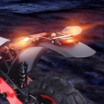 Monopattino elettrico Wheely H6 con le luci accese