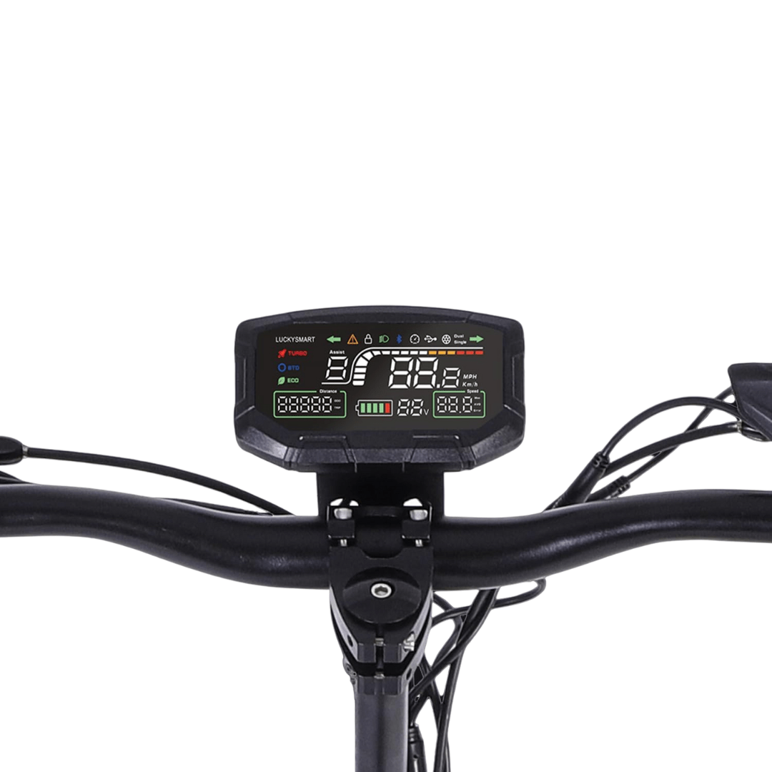 Primo piano del display del Wheely J15 Max