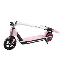 Monopattino elettrico per bambini Wheely Junior S2 piegato in colore rosa