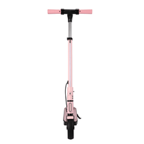 Monopattino elettrico per bambini Wheely Junior S2 Pro visto di fronte in colore rosa