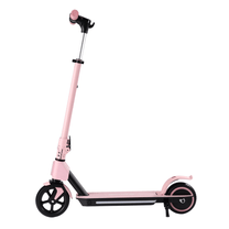Monopattino elettrico per bambini Wheely Junior S2 Pro visto di lato in colore rosa