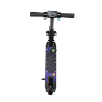 Monopattino elettrico per bambini Wheely Junior S5 visto dall'alto in colore nero