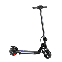 Monopattino elettrico per bambini Wheely Junior S5 visto dal lato opposto in colore nero