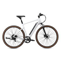 Bici elettrica YANGOR H700 vista dal lato opposto in colore bianco