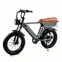 Fat bike elettrica YANGOR Y20 Plus vista di tre quarti in colore grigio