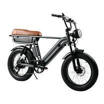 Fat bike elettrica YANGOR Y20 Plus vista dal lato opposto in colore grigio
