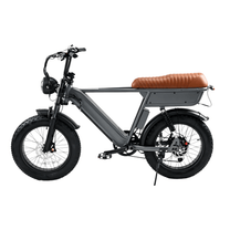 Fat bike elettrica YANGOR Y20 Plus vista di lato in colore grigio
