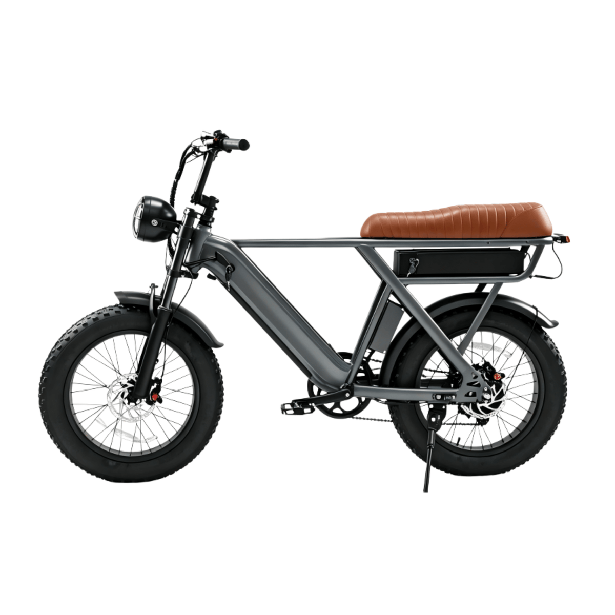 Fat bike elettrica YANGOR Y20 Pro vista di lato in colore grigio