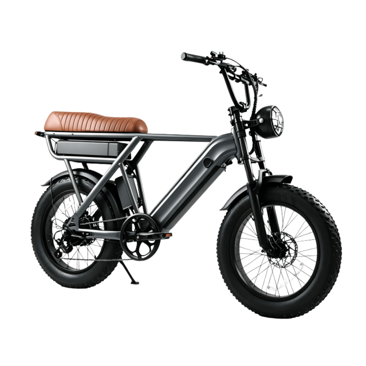 Fat bike elettrica YANGOR Y20 Pro vista dal lato opposto in colore grigio