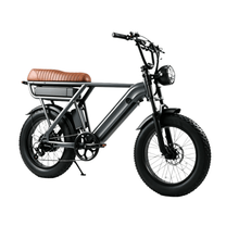 Fat bike elettrica YANGOR Y20 Pro vista dal lato opposto in colore grigio