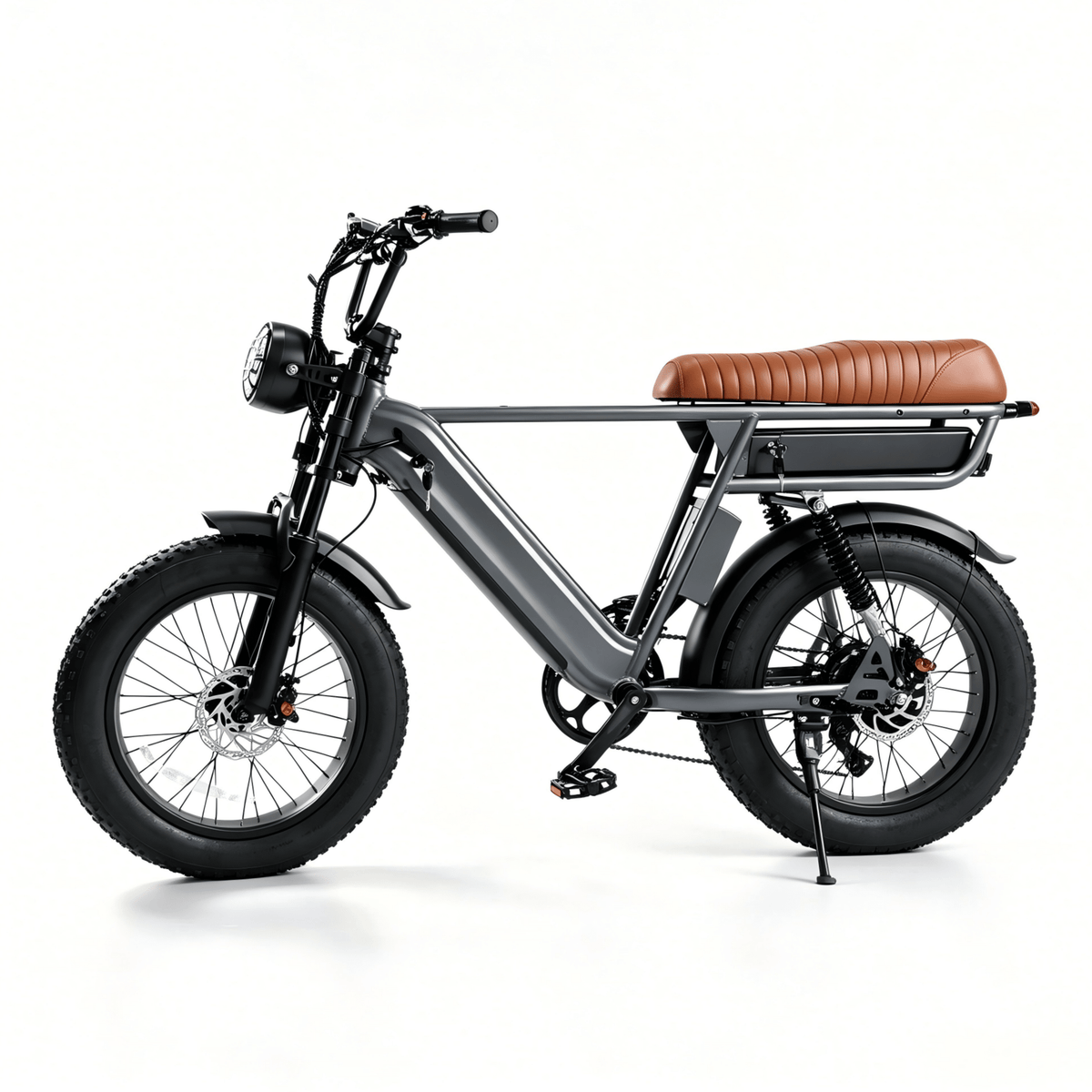 Fat bike elettrica YANGOR Y20 Pro Max vista di lato in colore grigio