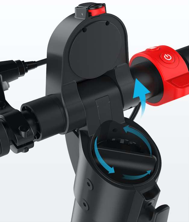Batteria removibile nel piantone del HX X7